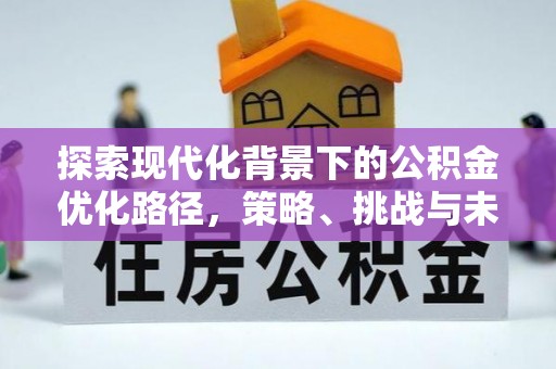 中卫探索现代化背景下的公积金优化路径，策略、挑战与未来展望